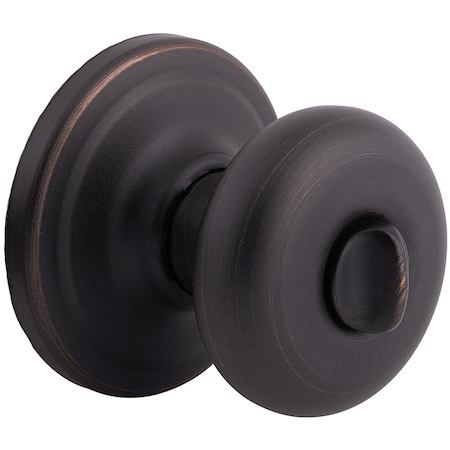 Kwikset Clear Pack Juno Privacy Lock W/ RCAL Latch and RCS Strike Venetian Bronze Finish CP730J-11P